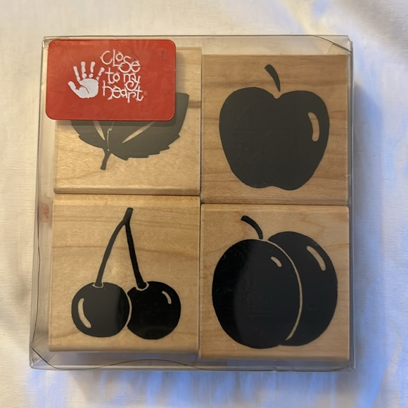 Cherrie, apples and peaches S204 stamp set - Picture 7 of 7